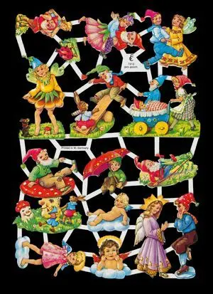 Cromos de Picar Niños y Duendes (7010)