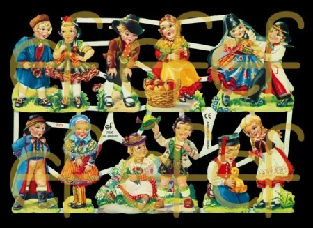 Cromos de Picar Niños (7038)