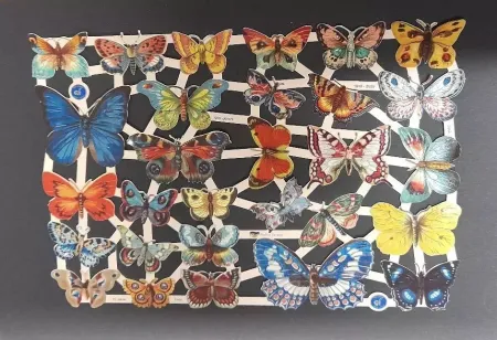 Cromos de Picar Mariposas (7444)