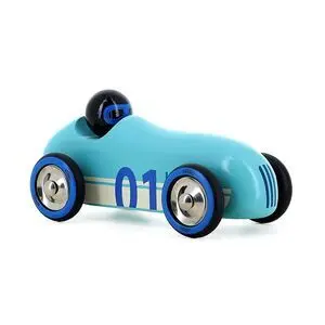 Coche de Madera Old Sport Turquesa