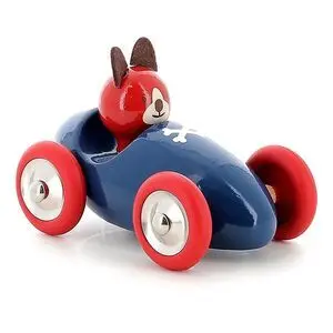 El Perro Lucien en el Coche
