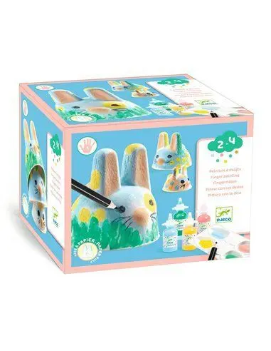 Pintura de Dedos Trío de Conejitos