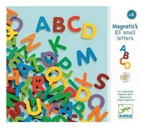 83 Letras Pequeñas Magnéticas