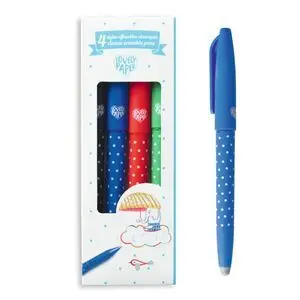 4 Boligrafos Borrables Clásicos