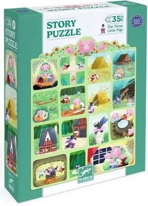 Puzzle Cuento los Tres Cerditos