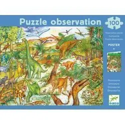 Puzzle Observación Dinosaurios (100 Piezas)