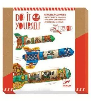 Diy Aviones para Colorear