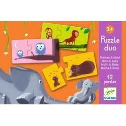 Puzzle Dúo Mamá y Bebé (12 Puzzles)