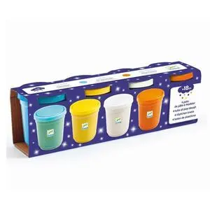 Pasta Moldear 4 Botes de Pasta con Purpurina