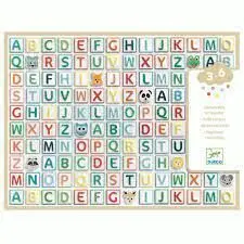 Pegatinas Abecedario con Relieve