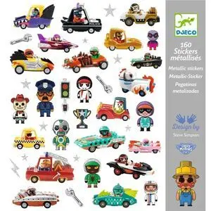 Pegatinas el Universo de los Crazy Motors