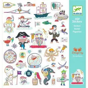 Pegatinas Ataque de los Piratas