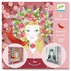 Papel Creativo Cuadros Dobles Bellas