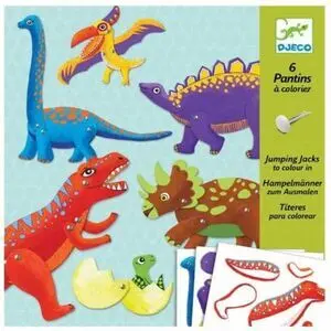 Colorea Muñecos Dinos