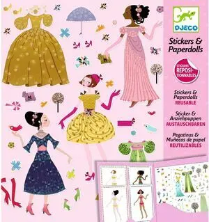 Muñecas de Papel Vestidos 4 Estaciones