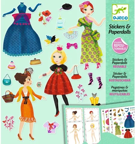 Pegatinas Muñecas Ultra Moda