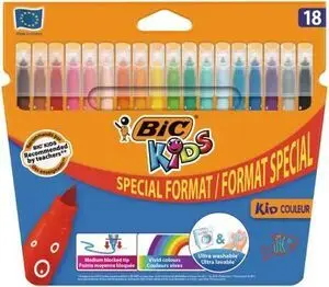 Rotulador Bic Kid Couleur 18 Colores Surtidos