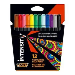 Rotulador Bic Intensity Up 12 Colores Surtidos