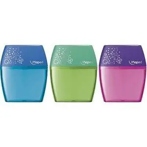 Afilalapices Sacaoybtas Shaker Doble con Deposito Maped (1 Unidad)