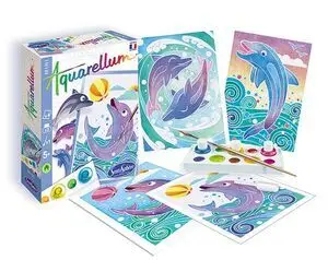 Mini Aquarellum Delfines