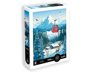 Puzzle Teleferico Nieve 1000 Piezas