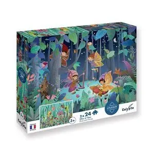 2 Puzzles Elfos y Hadas 24 Piezas