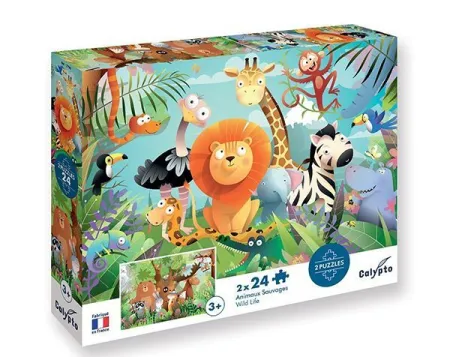 Puzzle Animales Salvajes 24 Piezas