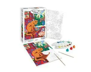 Pinta por Numeros el Gato y el Pez