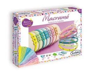 Macrame Perlas y Flores