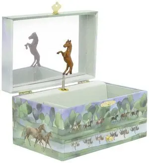 Caja de Música Caballos - Brilla Oscurid