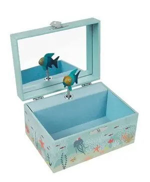 Caja de Música Océano Brillante en la Oscuridad