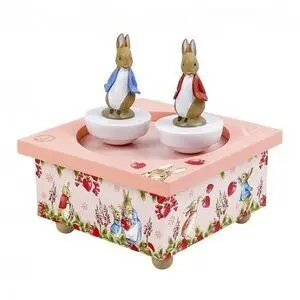 Caja de Música Imantada - Rosa Peter Rabbit