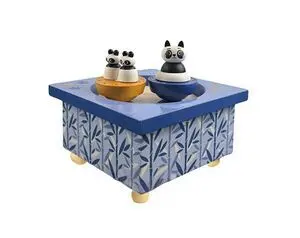 Caja de Musica Pandas Bailando