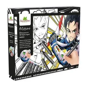 Manualidad Layout And Markers Manga
