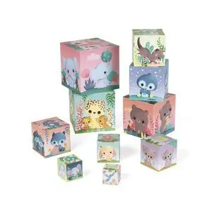 Cubos Apilables de los Animales