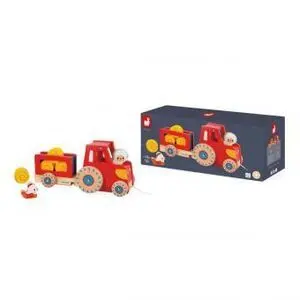 Tractor con Cuerda de Arrastre