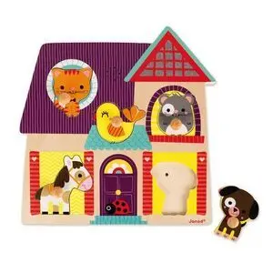 Puzle Encajable Musical - Mis Amiguitos los Animales de Compañía