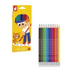 12 Lápices Borrables Janod