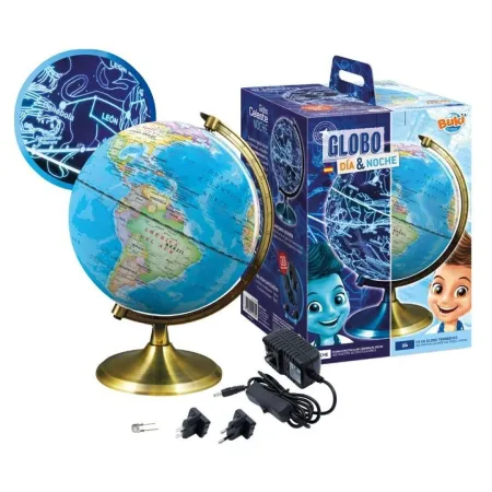 Buki Globo Terráqueo Día y Noche - Versión en Español