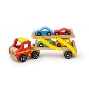 Camión Rojo Transportador de Coches