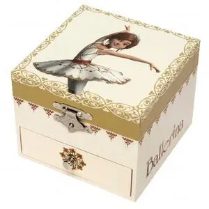 Caja de Música Brillante en la Oscuridad Bailarina