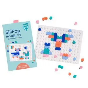 Silipop Blanco  Juego Creativo de Mosaico con Clip