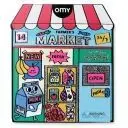Libro Colorear con Pegatinas Farmer's Market