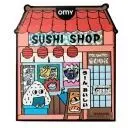 Libro Colorear con Pegatinas Sushi Shop