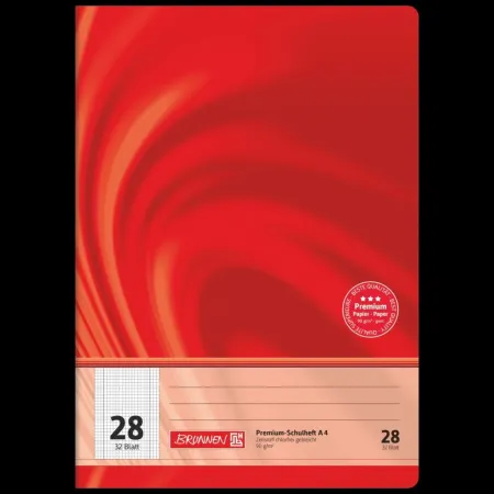 Libreta Cuadros A4 con Margen 28 Lineatur