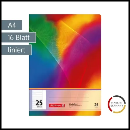 Libreta Lineas A4 con Margen (25 Lineatur)