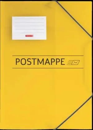 Carpeta Postmappe Amarilla A4