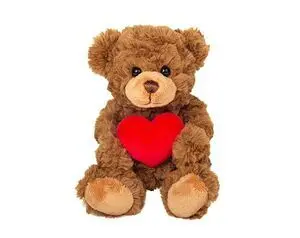 Peluche Osito con Corazón 20Cm