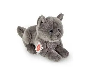 Gato Gris Estirado 20Cm