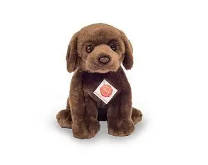 Labrador Sentado Marron Oscuro